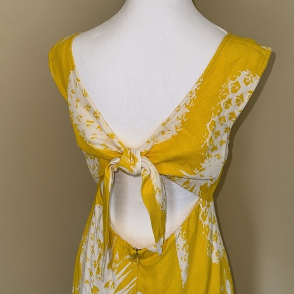Anthropologie Maeve Pineapple Midi Dress • Size 2 - Picture 5 of 14